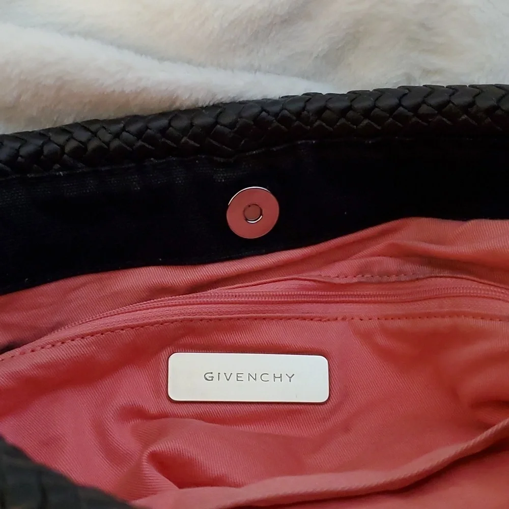 Givenchy Rare Vintage Monogram Logo Hobo Shoulder Bag Purse